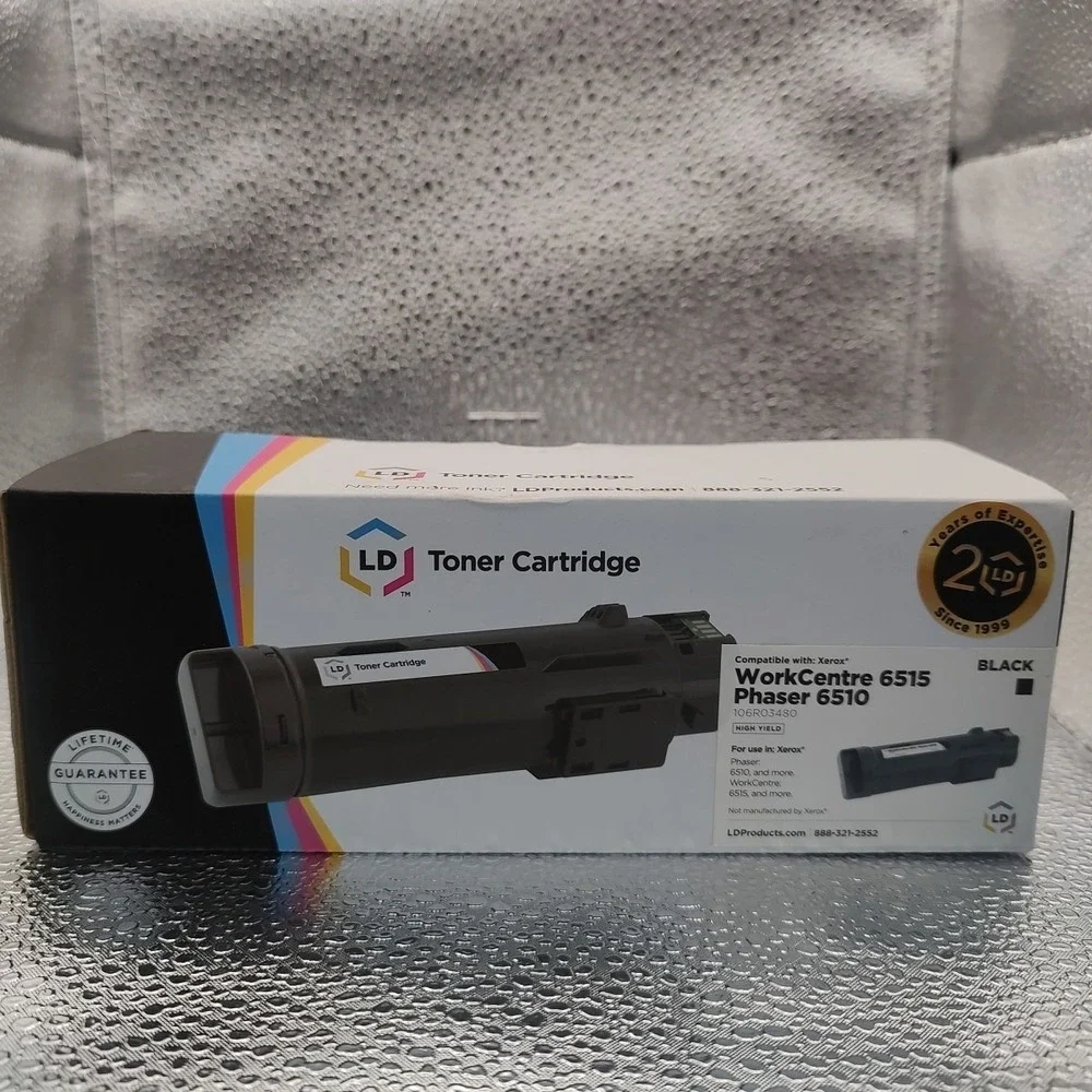 LD Compatible Xerox 106R03480 HY Black Toner‎ for Phaser 6515 & WorkCentre 6515